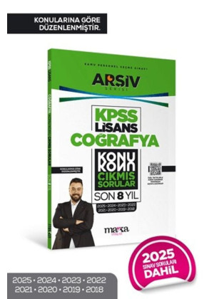 KPSS Lisans Coğrafya Konu Konu Çıkmış Sorular Son 8 Yıl Çıkmış Sorular (2025 Dahil) KPSS Lisans Coğrafya Konu Konu Çıkmış Sorular Son 8 Yıl Çıkmış Sorular (2025 Dahil)