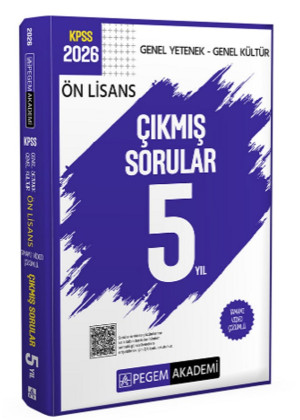 2026 KPSS Ön Lisans Genel Yetenek Genel Kültür Tamamı Video Çözümlü Çıkmış Sorular 5 Yıl