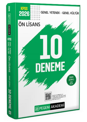 2026 KPSS Genel Yetenek Genel Kültür Ön Lisans Tamamı Çözümlü 10 Deneme