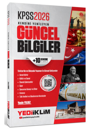 2026 KPSS Kendini Yenileyen Güncel Bilgiler +10 Deneme İlaveli